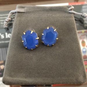 Kendra Scott Morgan stud in blue